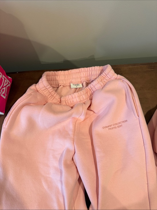 Comfrt Pants - Comfrt pastel collection medium straight leg sweatpants “bubblegum”